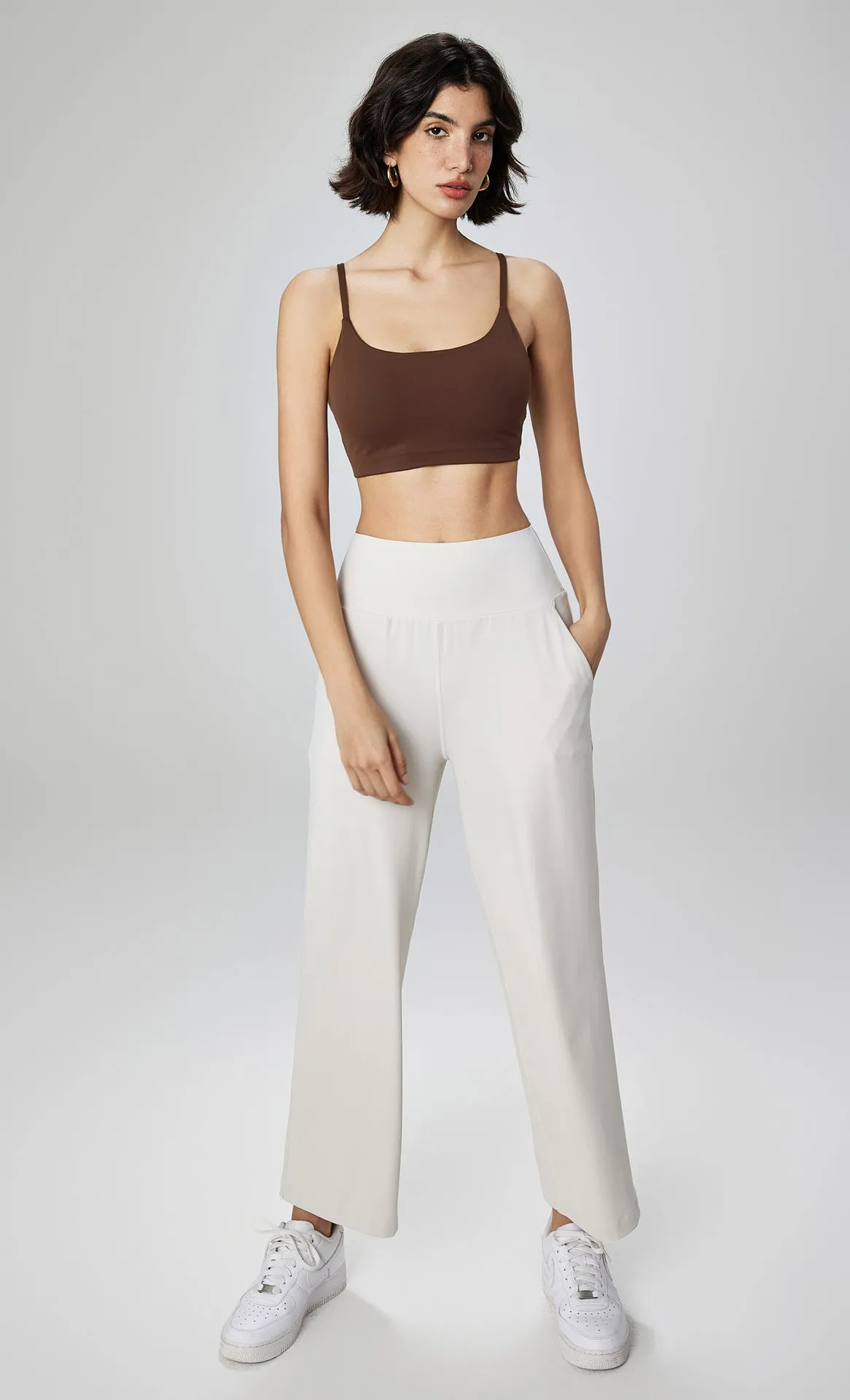 Straight-leg yoga pants-D115 | Inspanda