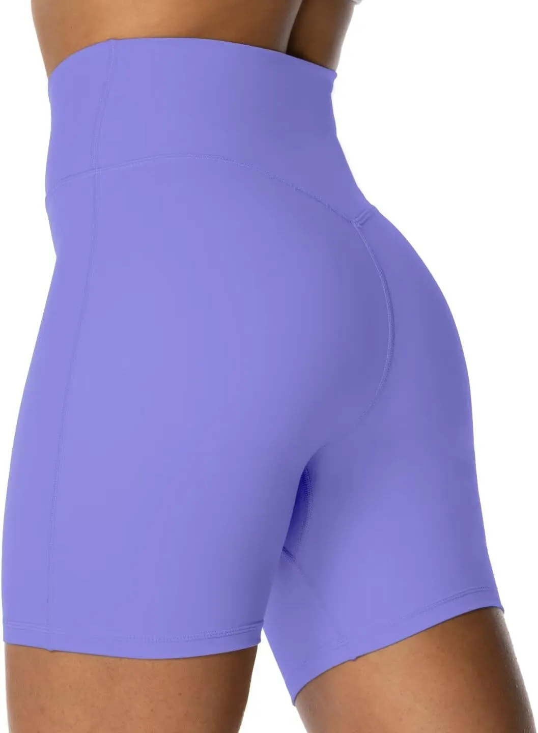 Sunzel No Front Seam Biker Shorts for Women with Pockets, Yoga Workout Gym Bike Shorts