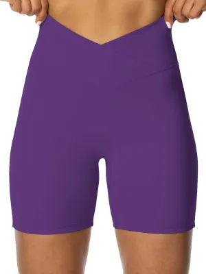 Sunzel No Front Seam Biker Shorts for Women with Pockets, Yoga Workout Gym Bike Shorts