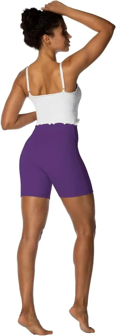 Sunzel No Front Seam Biker Shorts for Women with Pockets, Yoga Workout Gym Bike Shorts
