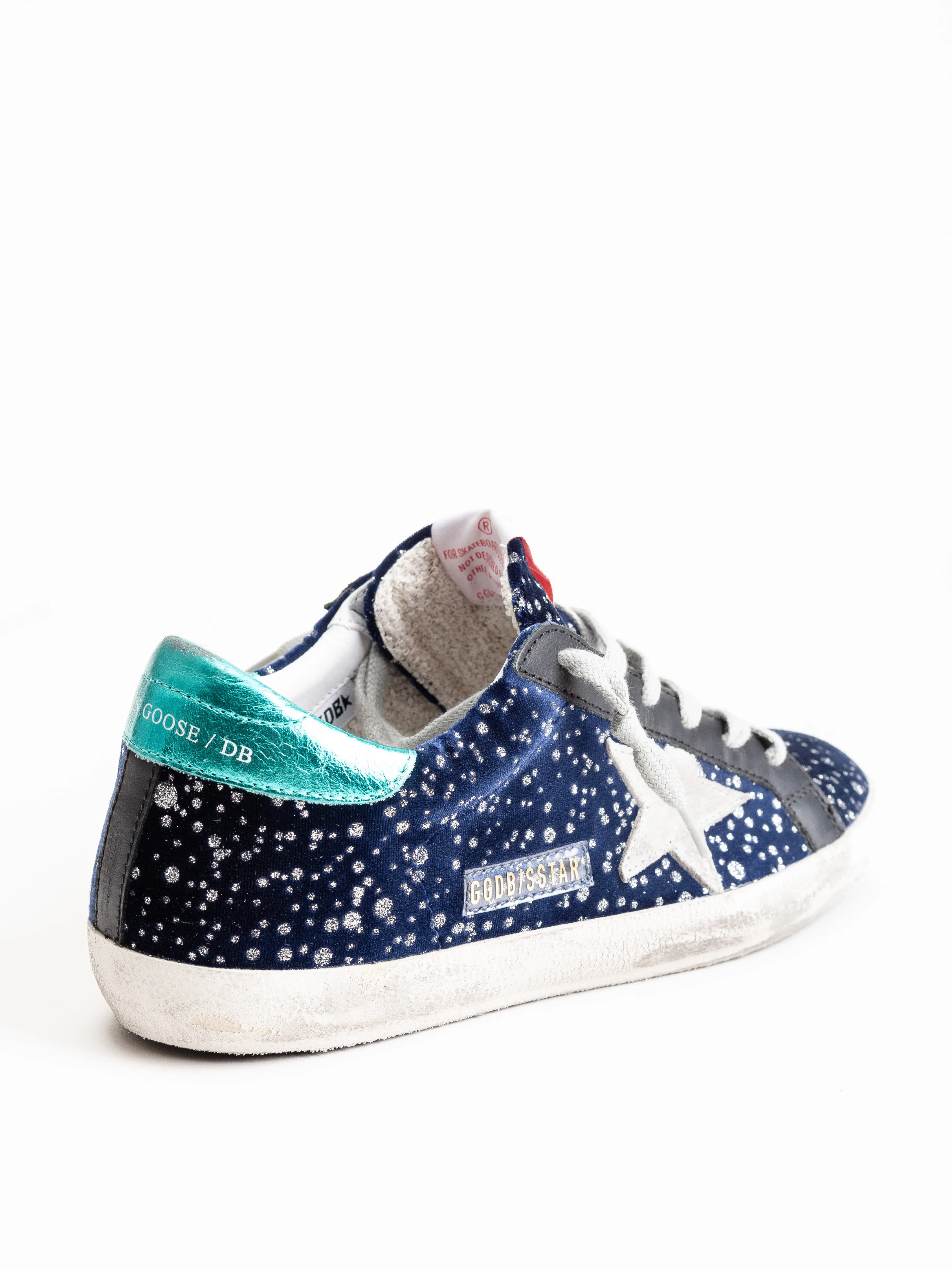 superstar velvet glitter rain sneaker