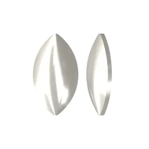 Swarovski Navette Cabochon 2208/4 - Crystal White