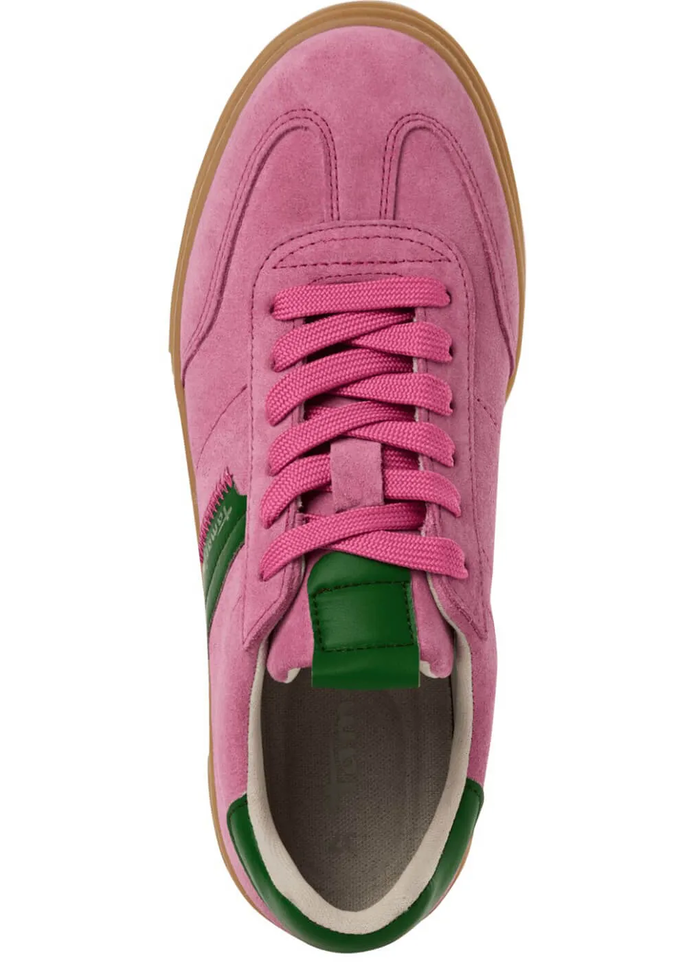 Tamaris Brenna Leren 70's Sneakers Pink