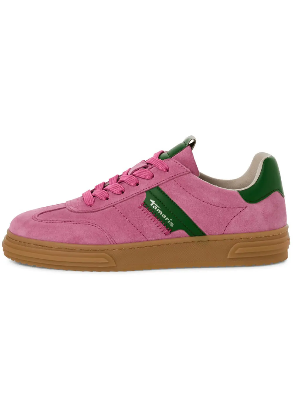Tamaris Brenna Leren 70's Sneakers Pink