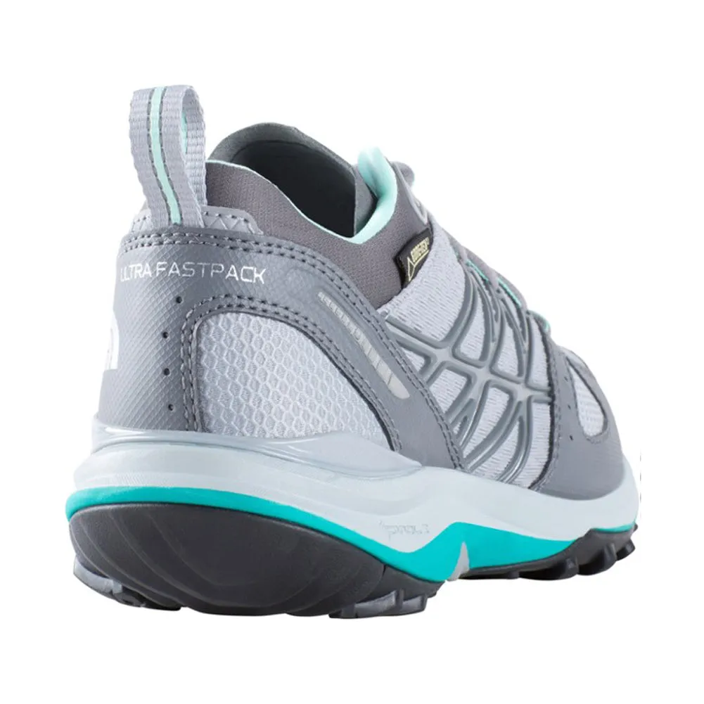 The North Face Womens Jaiden Green/Gray Ultra Fastpack GTX Hiking Shoes $140 NEW