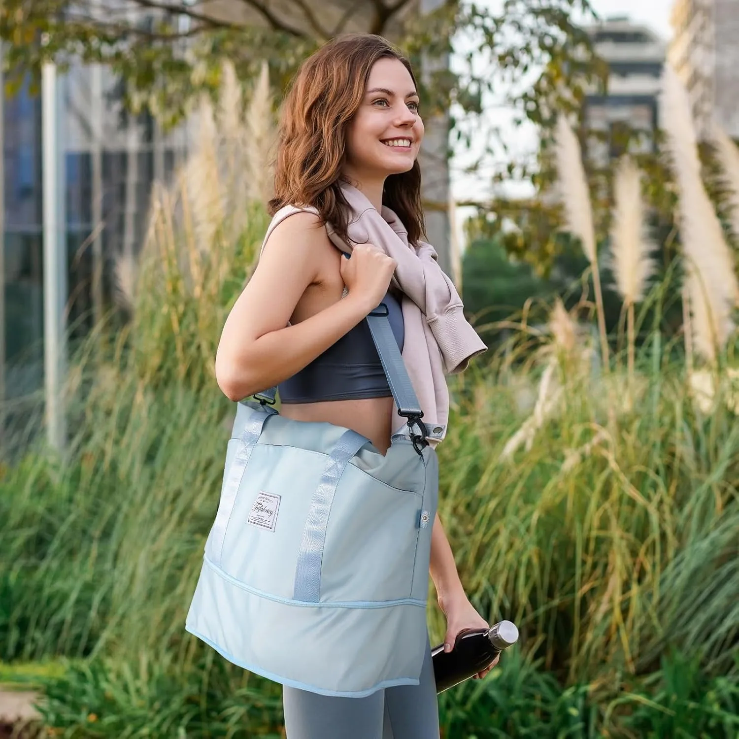 Travel Duffel Bag - Large Shoulder Weekender Overnight Bag