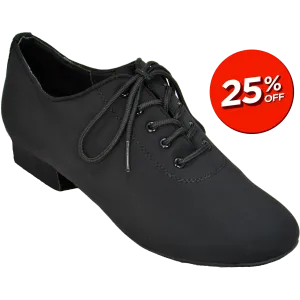 Ultimate Men's Depth - Black Lycra - Low Heel