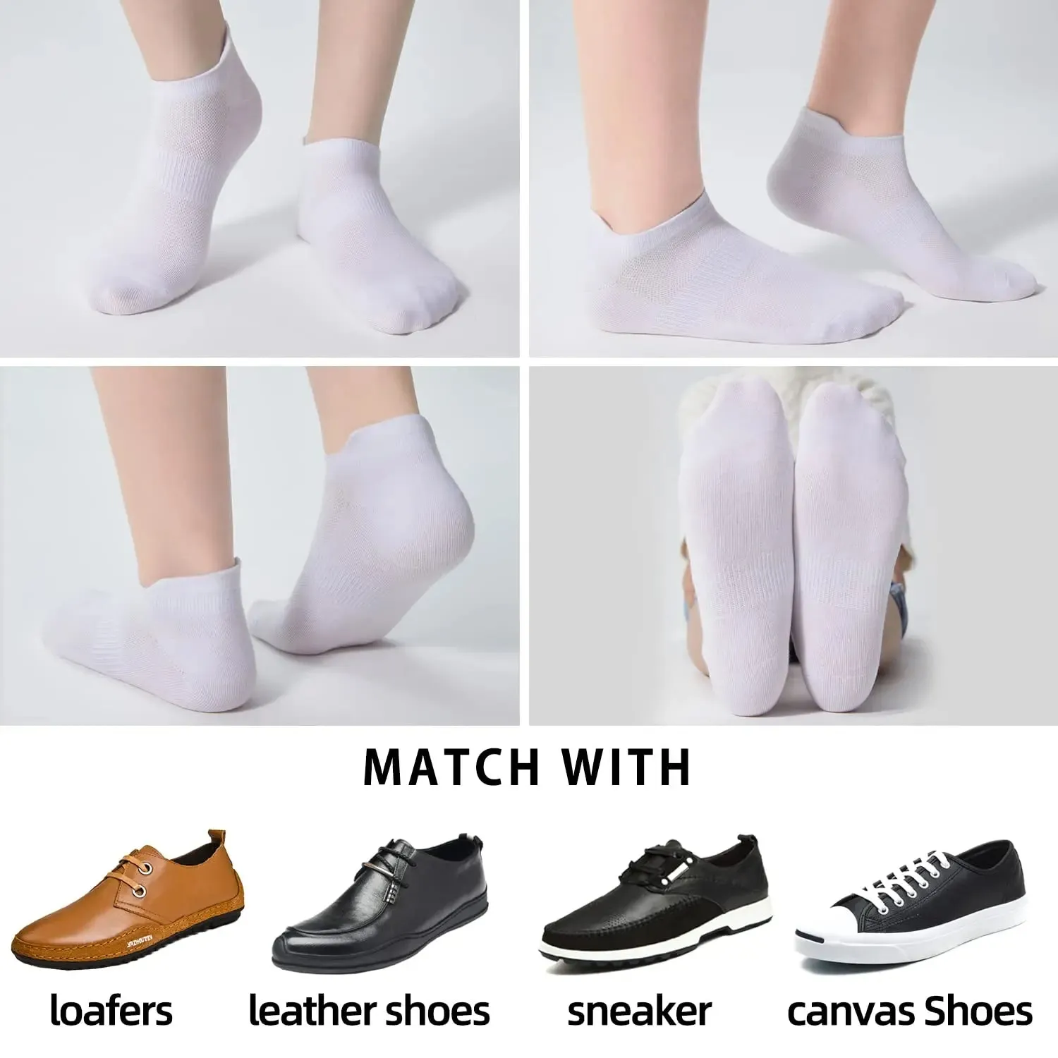 Unisex Low-Cut Ankle Sports Running Socks