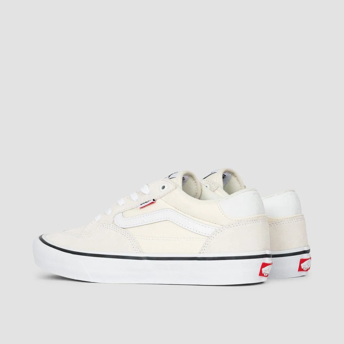 Vans Rowan Pro Shoes - Marshmallow/White