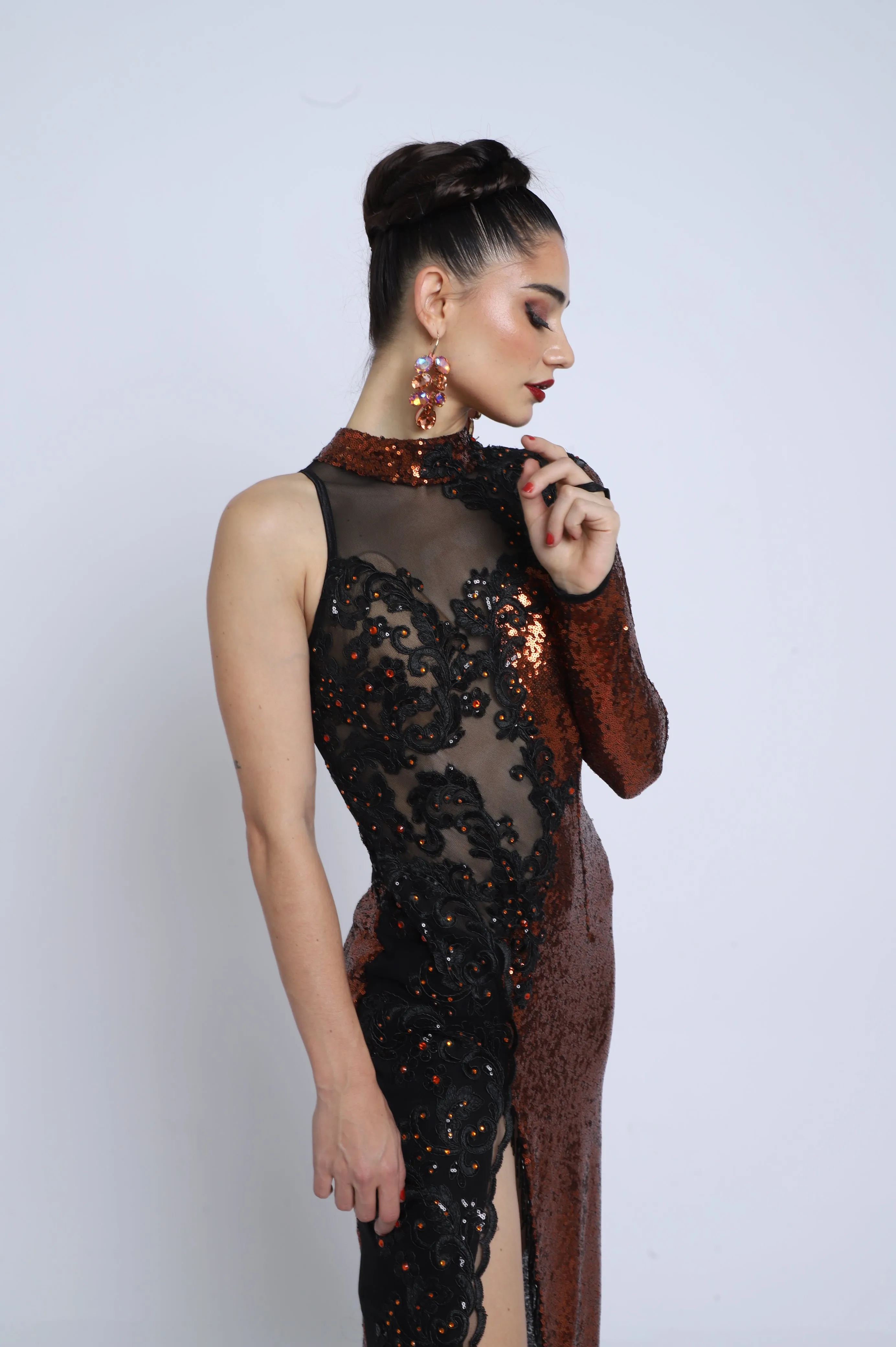 Vestido Tango Escenario SH1002