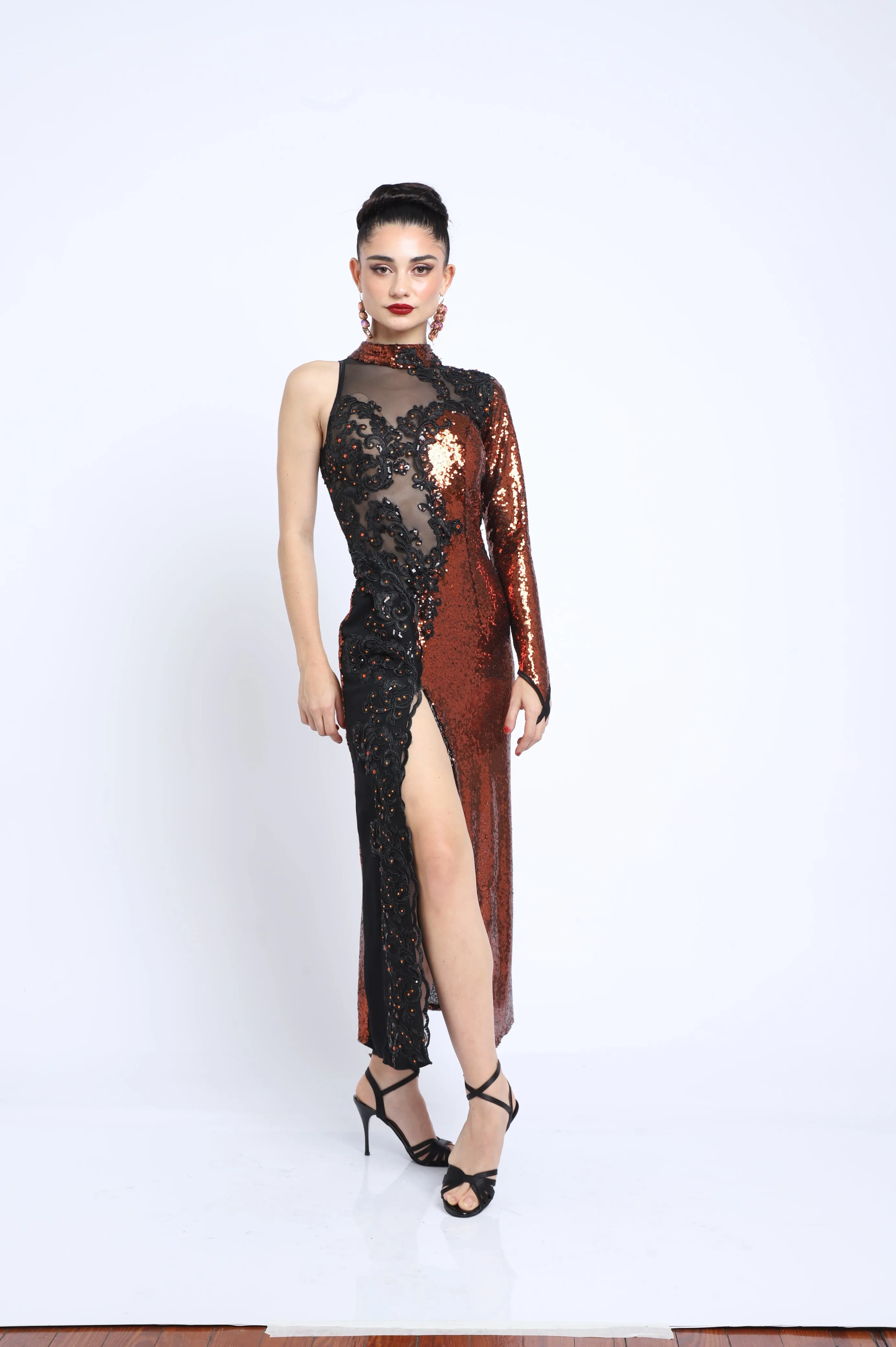 Vestido Tango Escenario SH1002