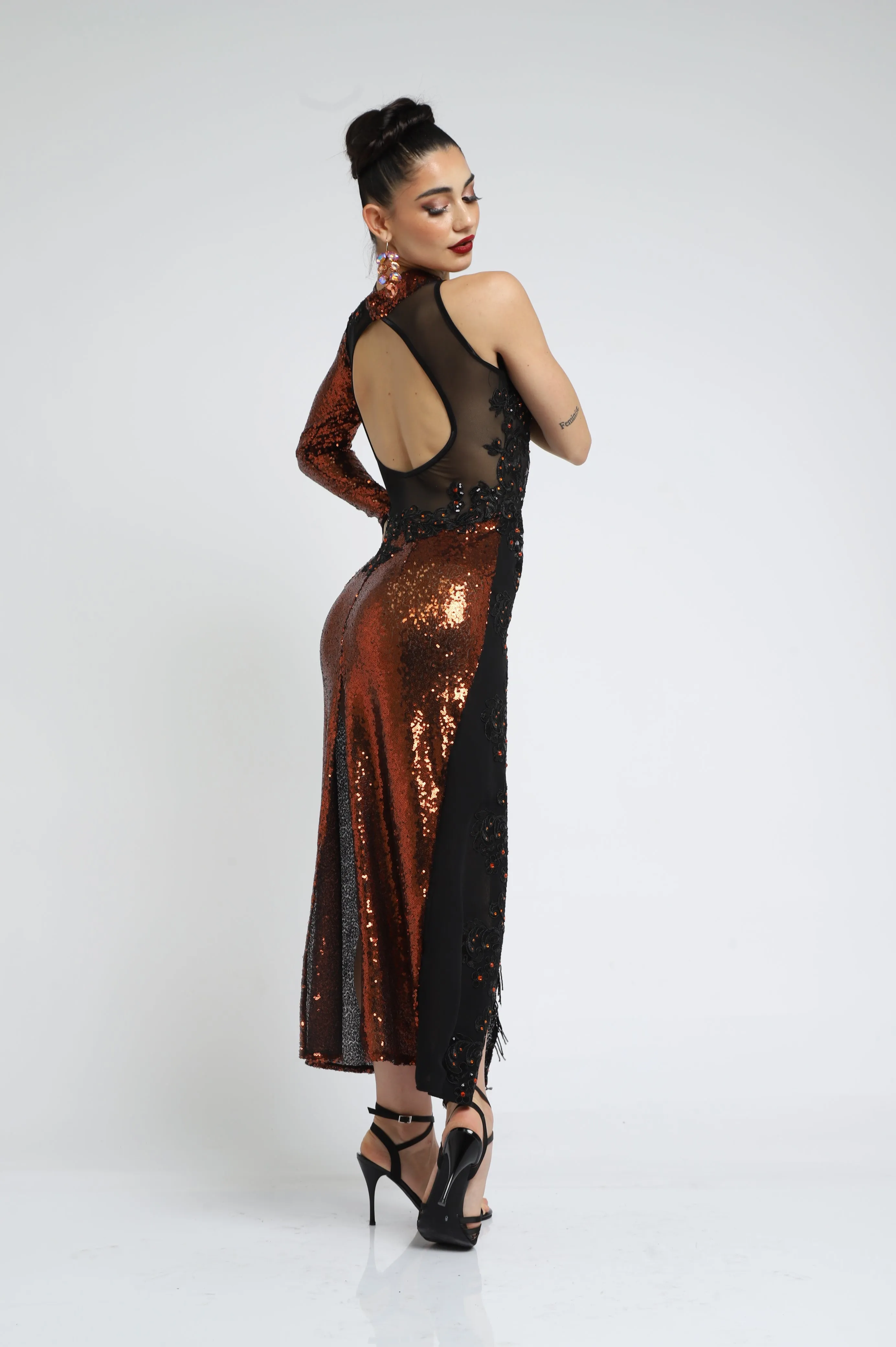 Vestido Tango Escenario SH1002