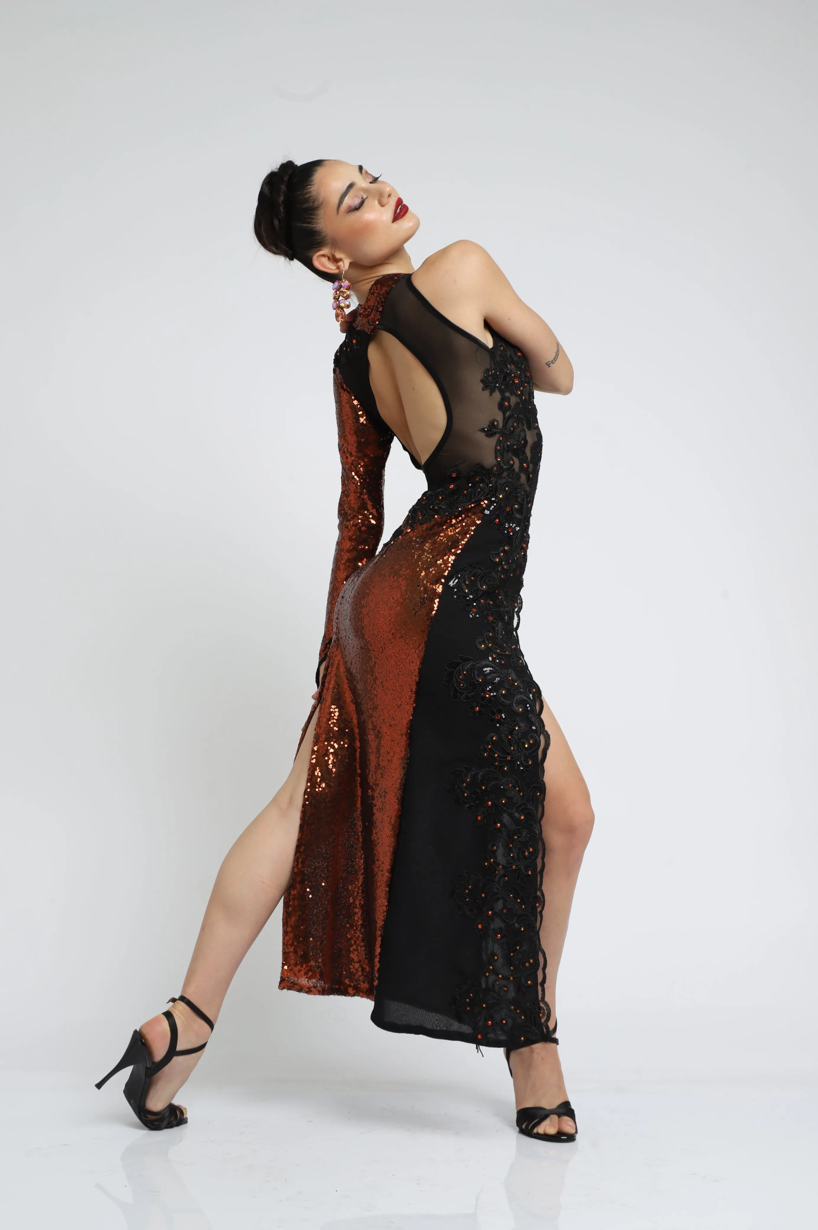 Vestido Tango Escenario SH1002