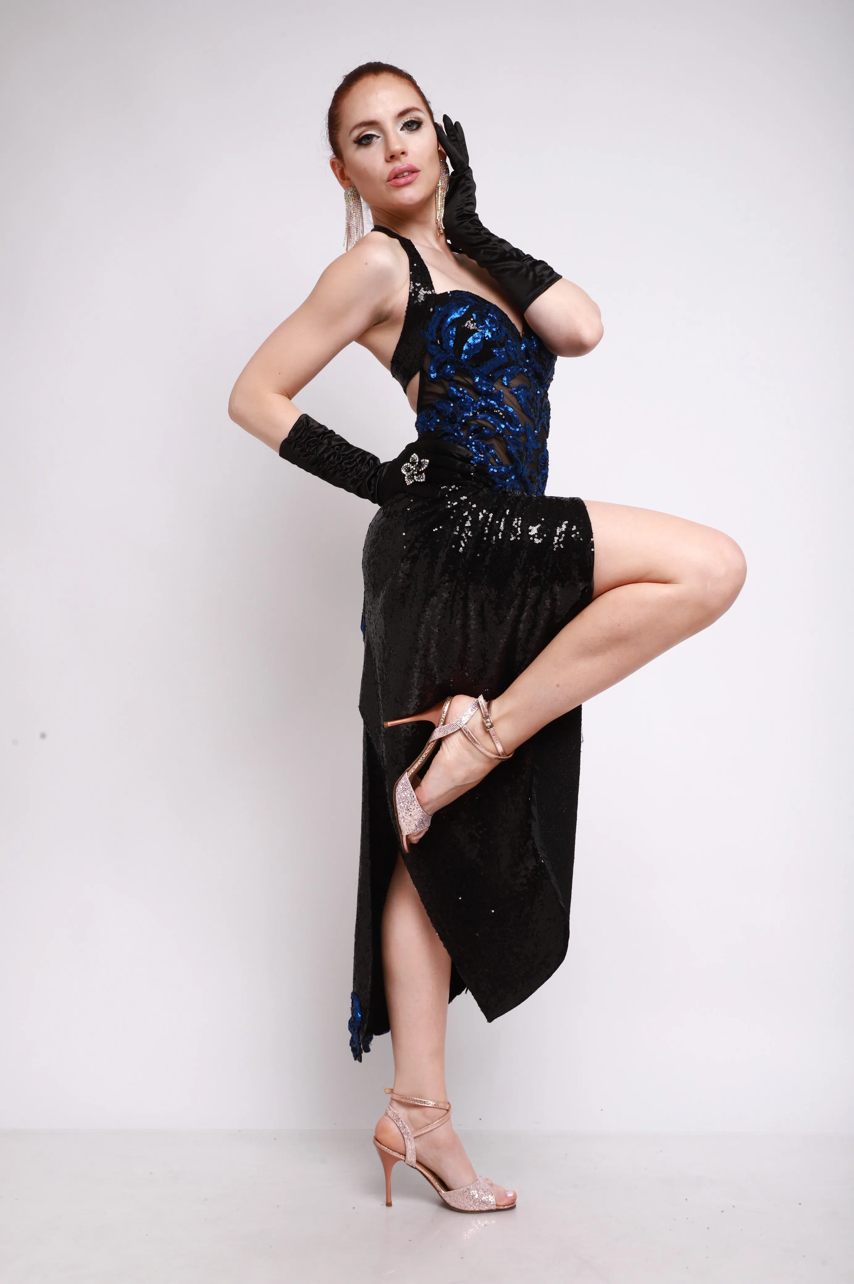 Vestido Tango Escenario SH1061