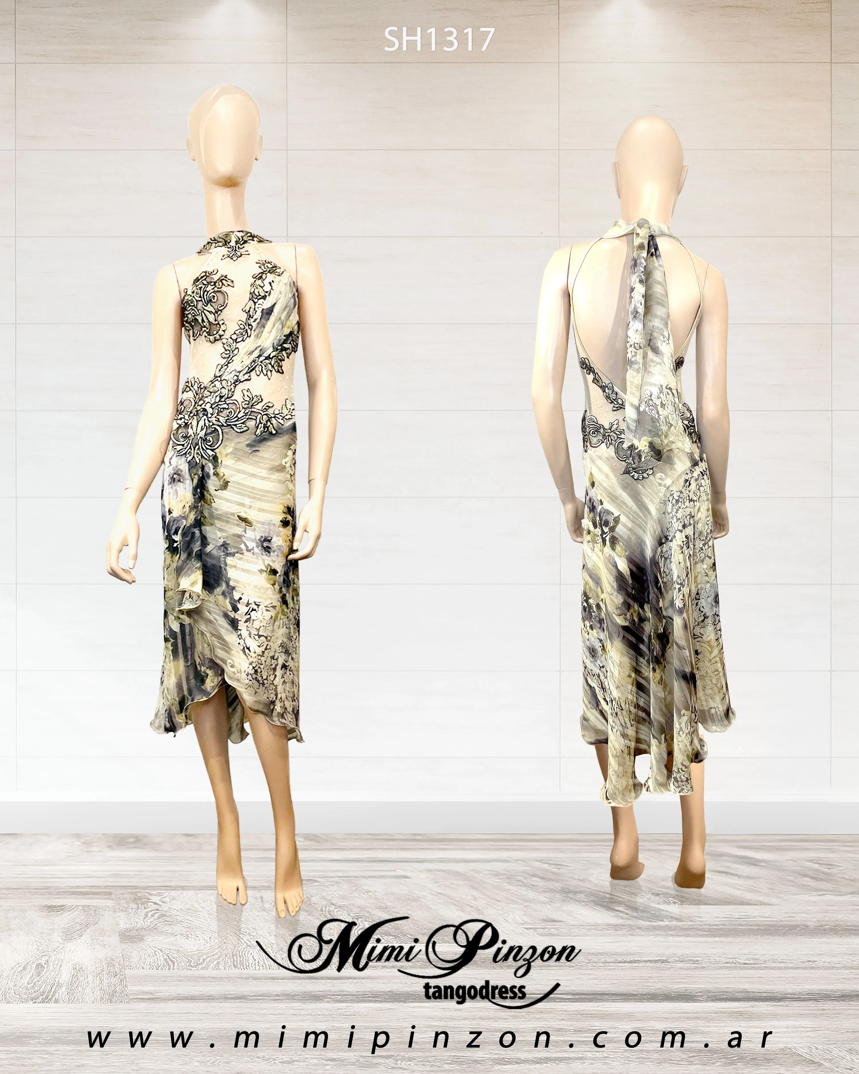 Vestido Tango Escenario SH1317