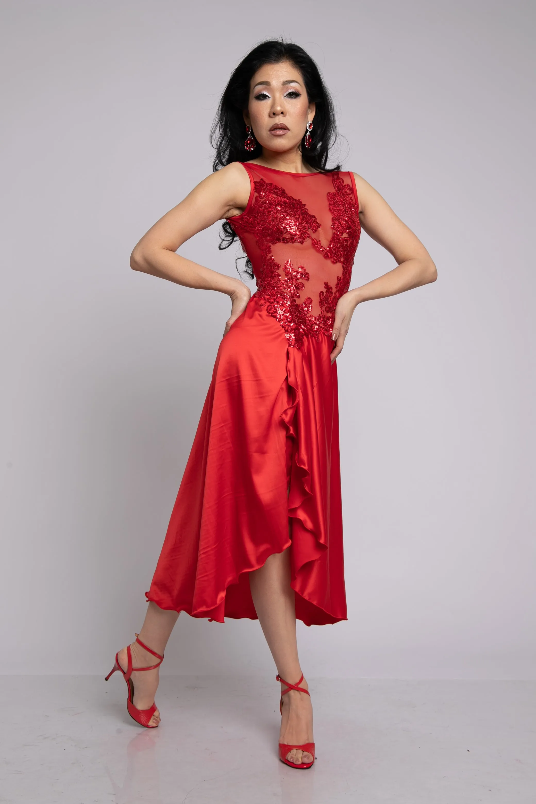 Vestido Tango Escenario SH1364R