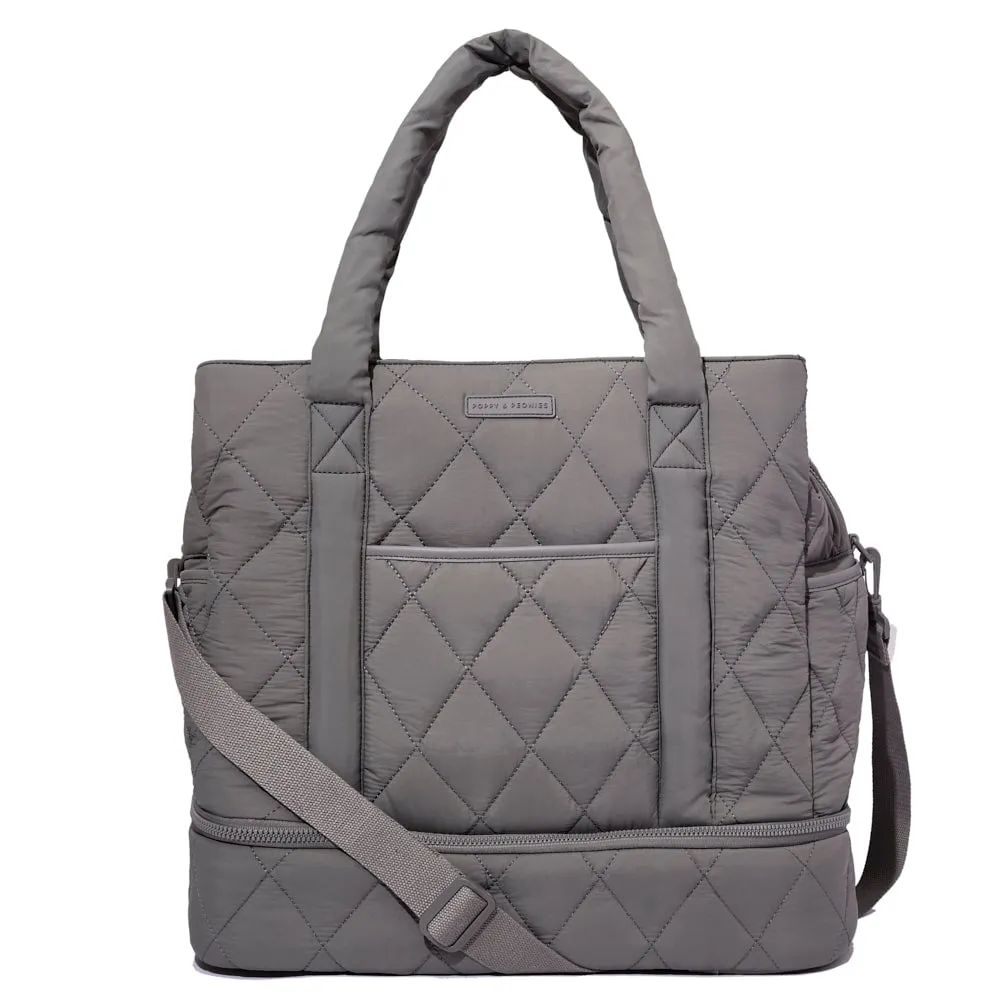 VOYAGER quilted grey