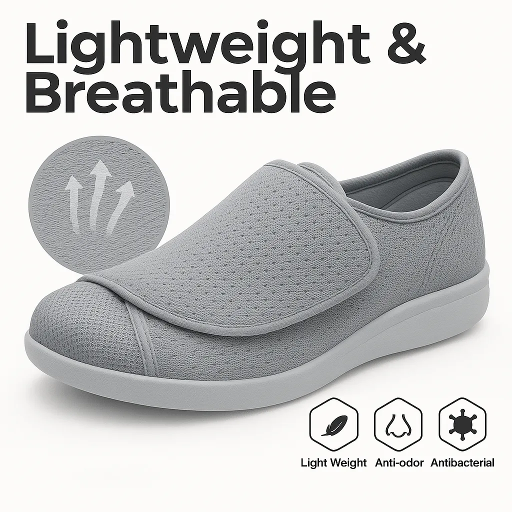Walking Wide Velcro Shoes