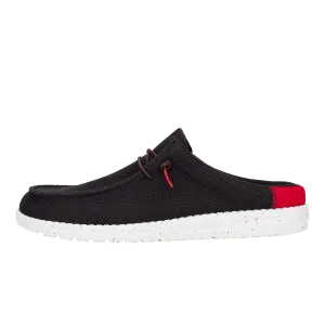 Wally Slip Varsity - Black/Red