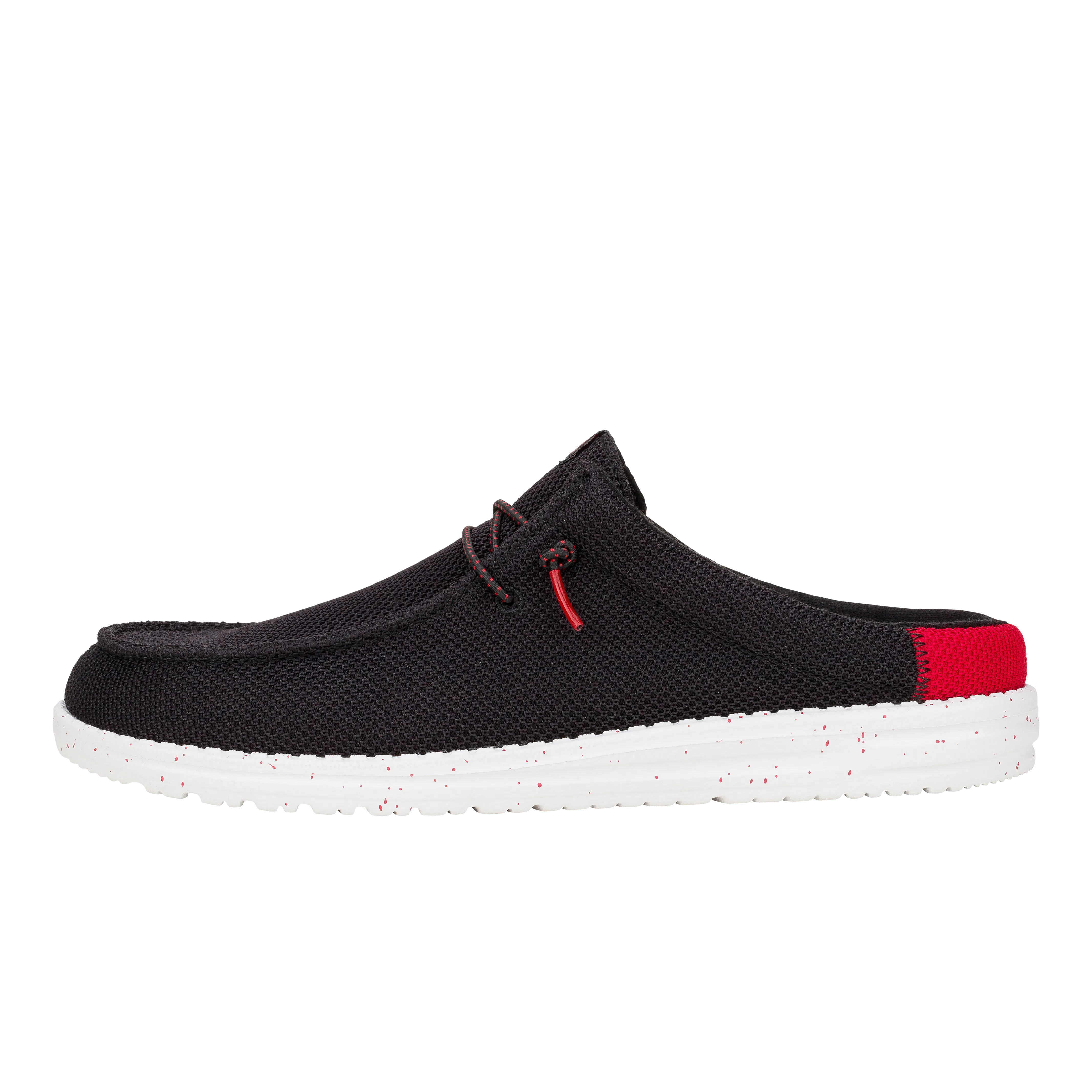 Wally Slip Varsity - Black/Red