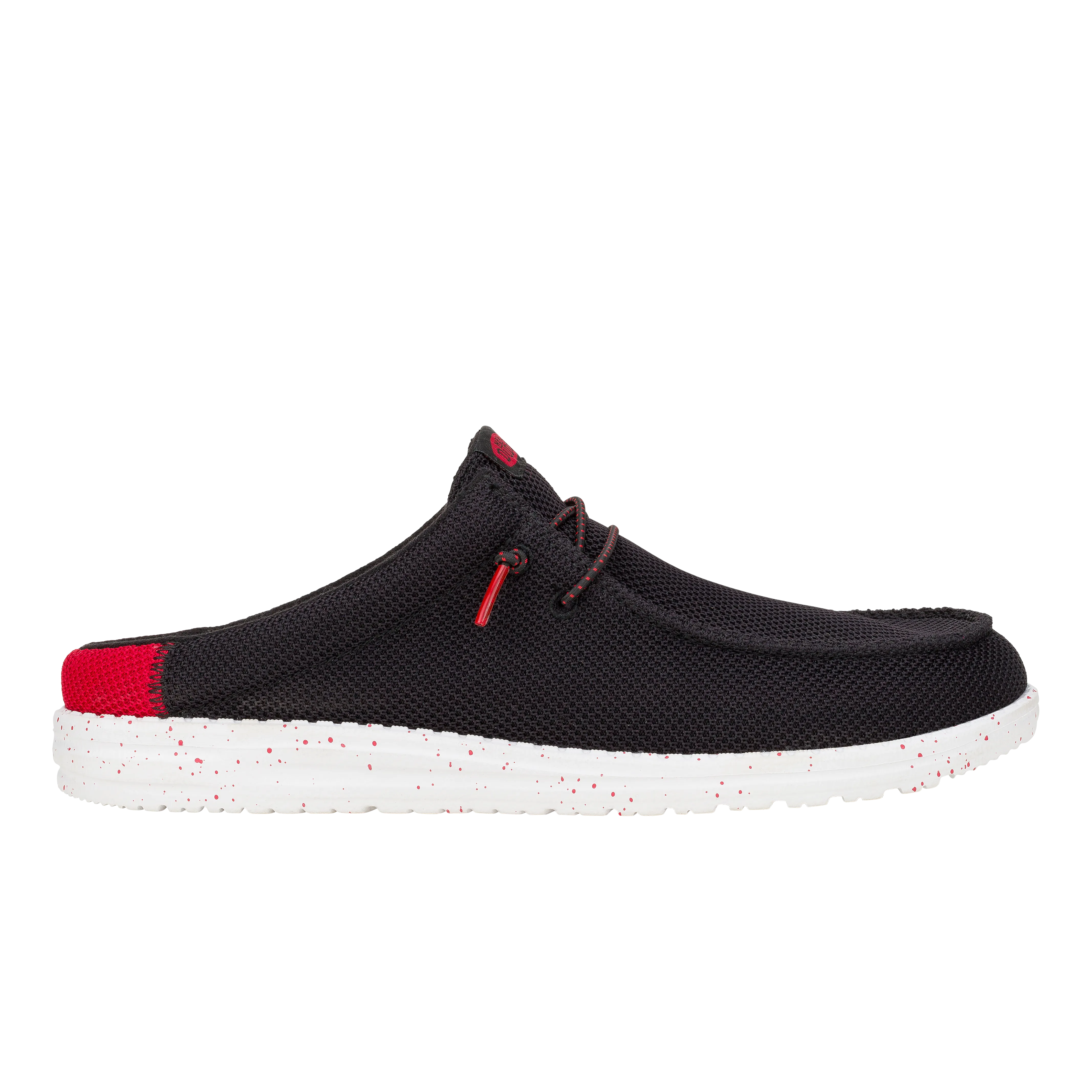 Wally Slip Varsity - Black/Red