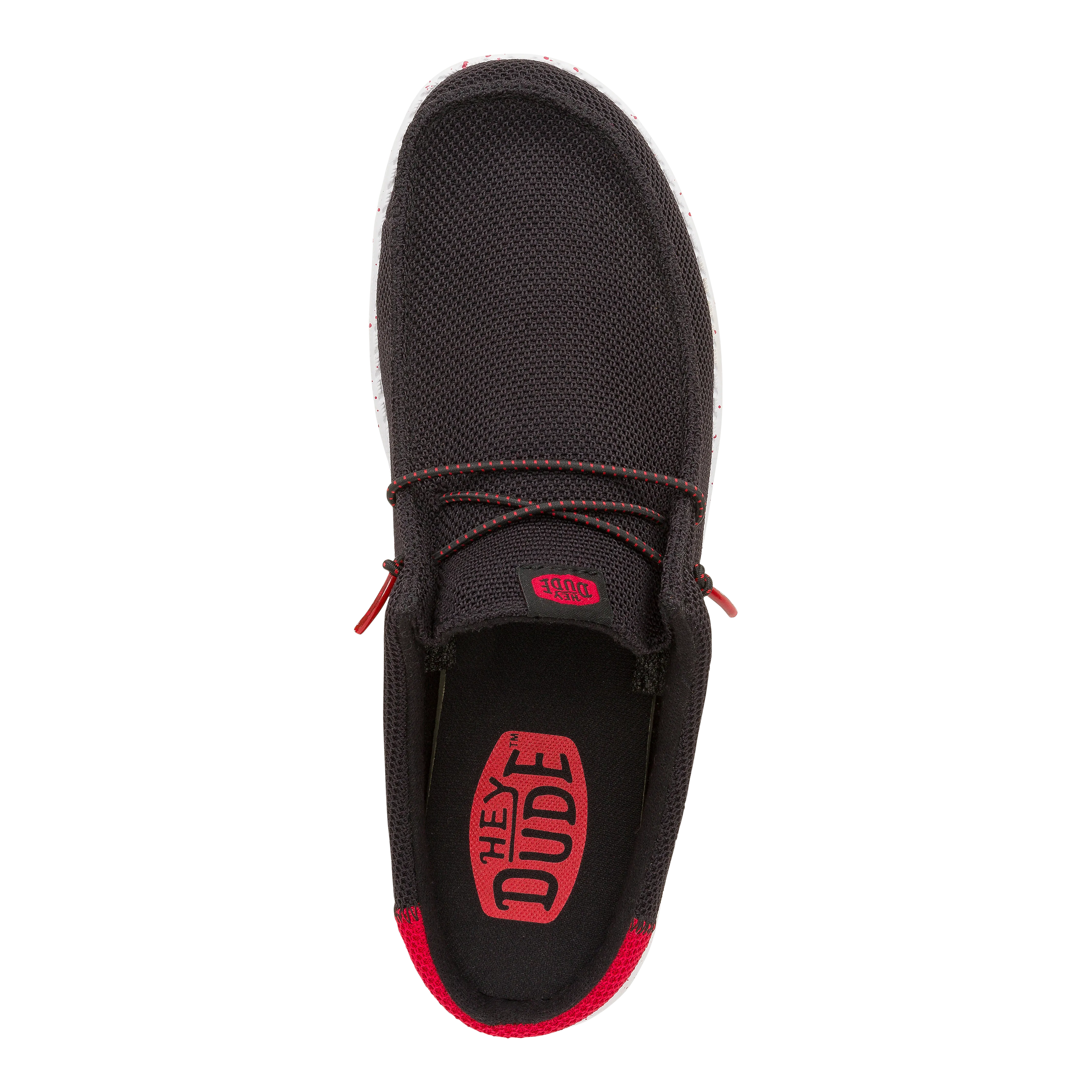 Wally Slip Varsity - Black/Red