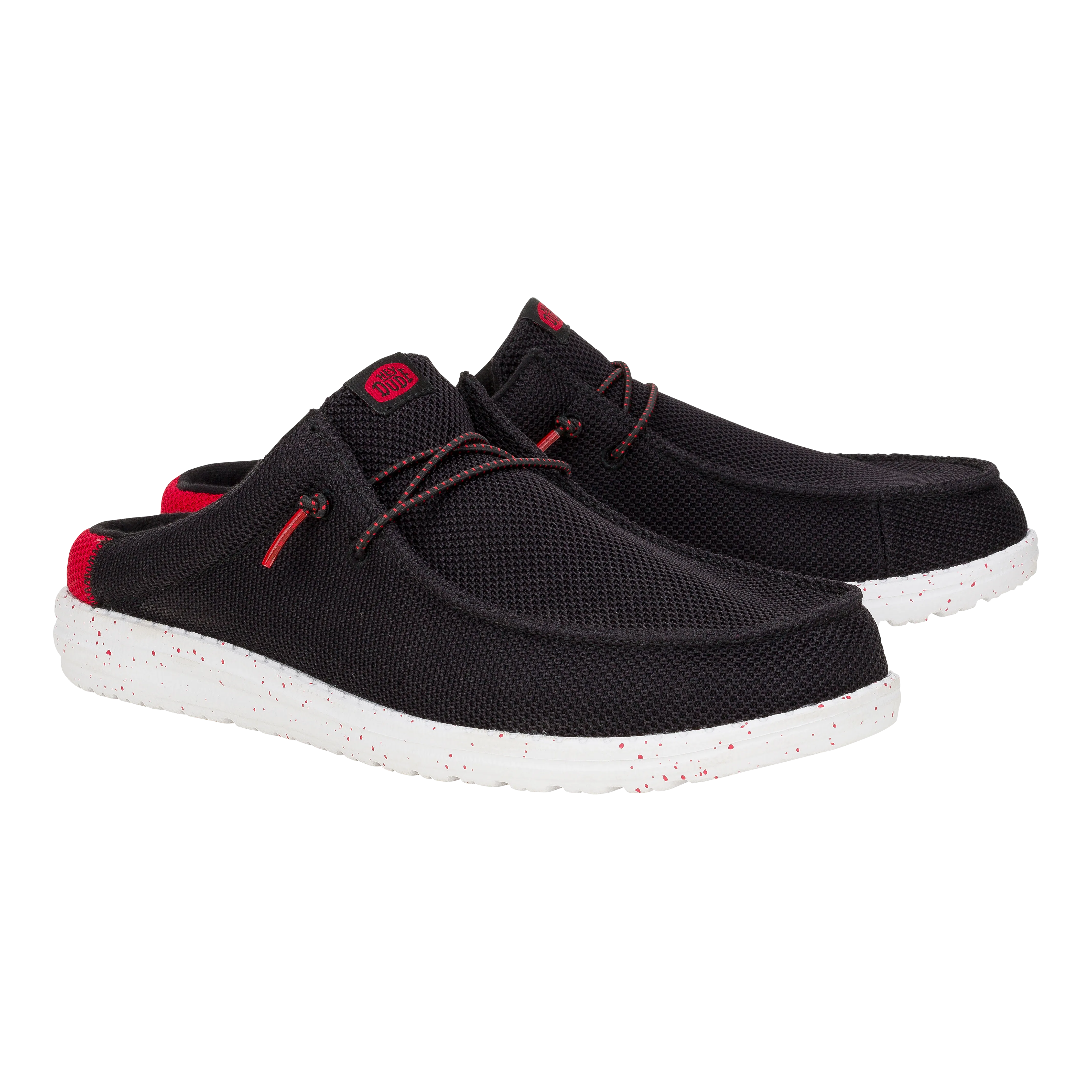 Wally Slip Varsity - Black/Red