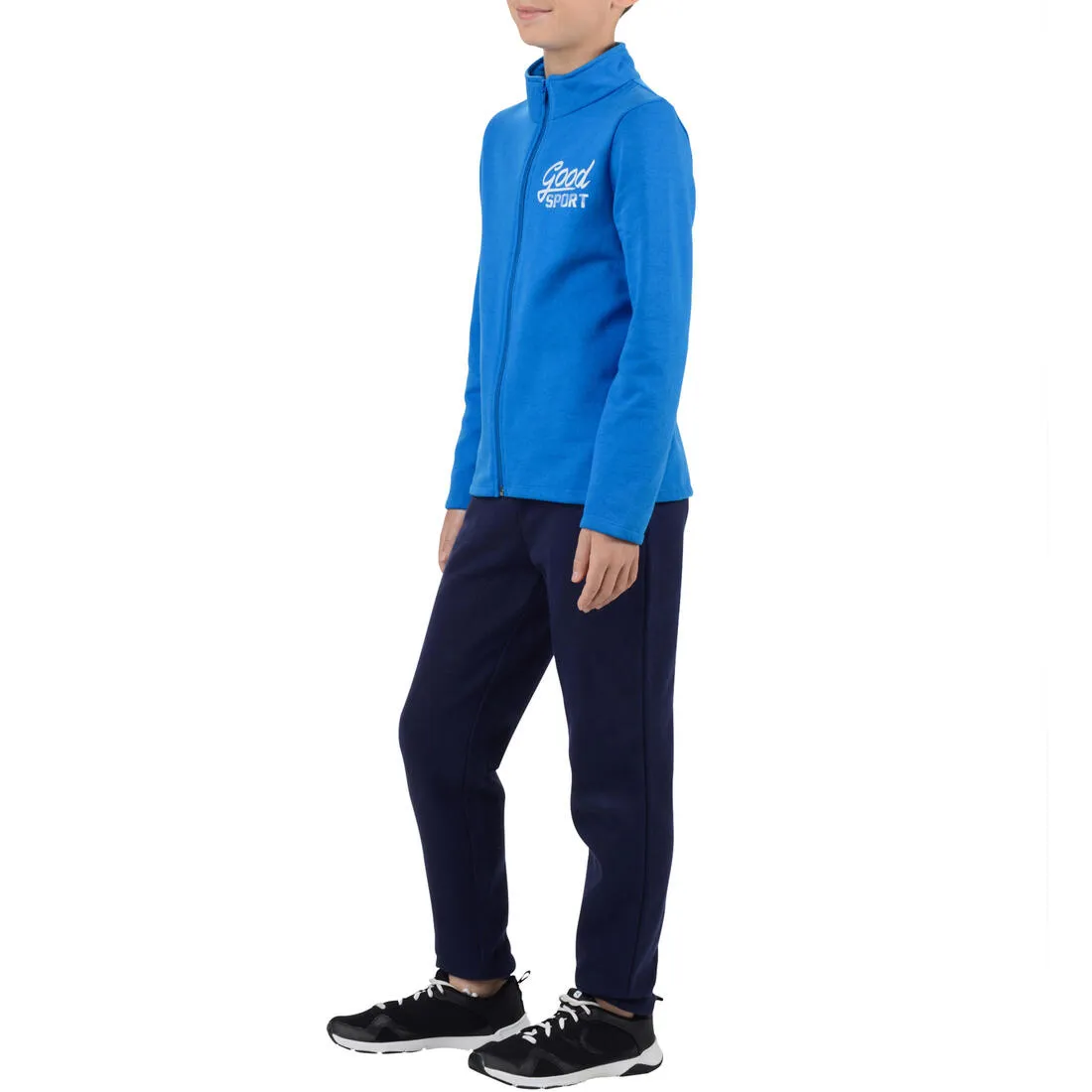 Warm'y Boys' Gym Warm Zip-Up Tracksuit - Blue Print