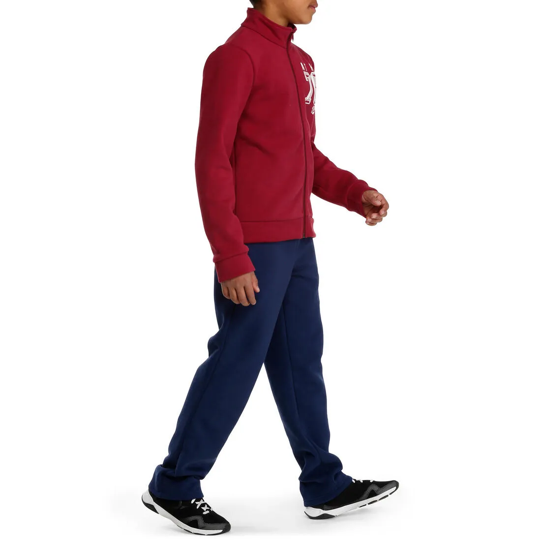 Warm'y Boys' Zip-Up Gym Tracksuit -  Print