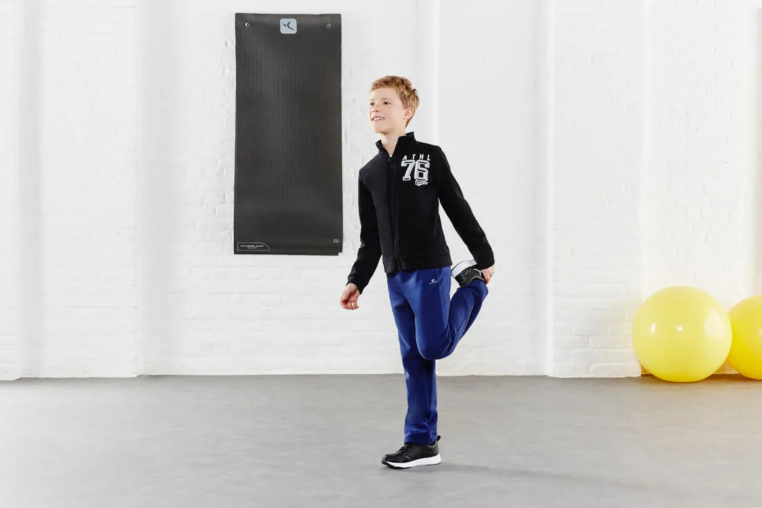 Warm'y Boys' Zip-Up Gym Tracksuit -  Print