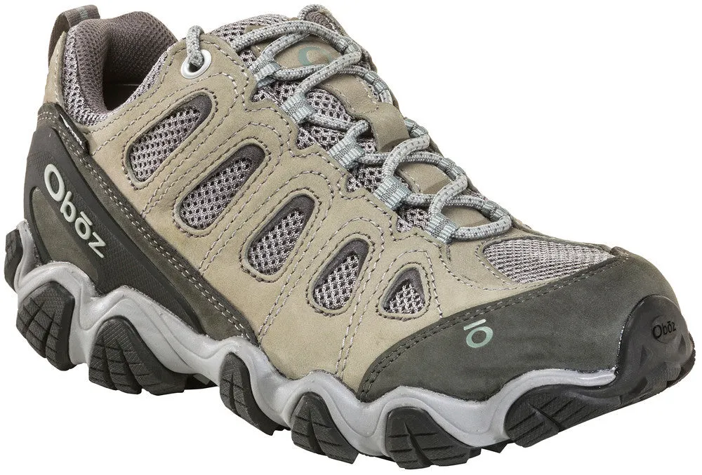 WOMEN'S OBOZ SAWTOOTH II LOW WATERPROOF | FROST GRAY / SAGE
