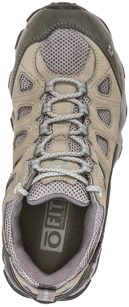 WOMEN'S OBOZ SAWTOOTH II LOW WATERPROOF | FROST GRAY / SAGE