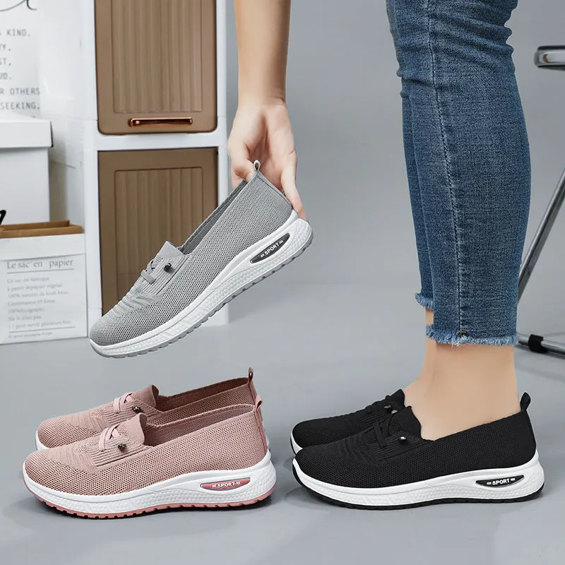 Women's Orthopedic Walking Laces Knit Shoes
