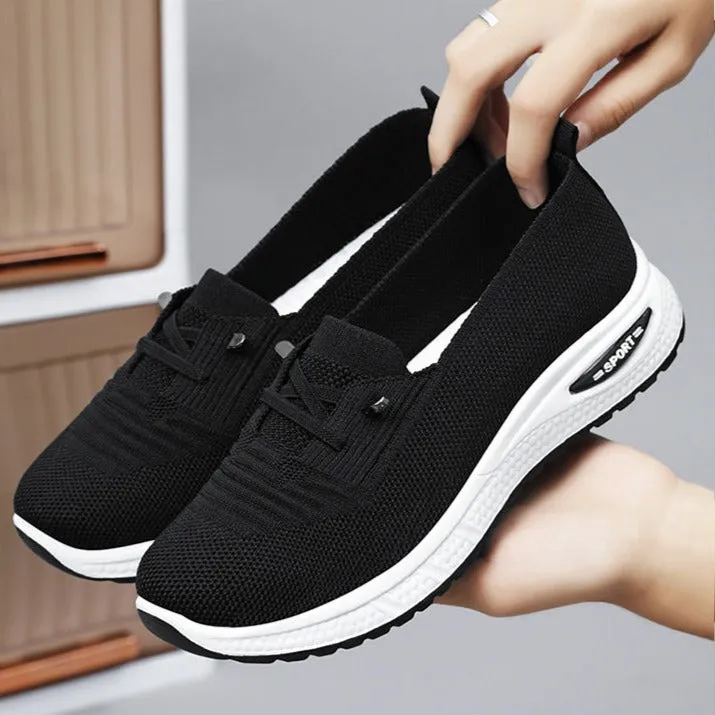Women's Orthopedic Walking Laces Knit Shoes