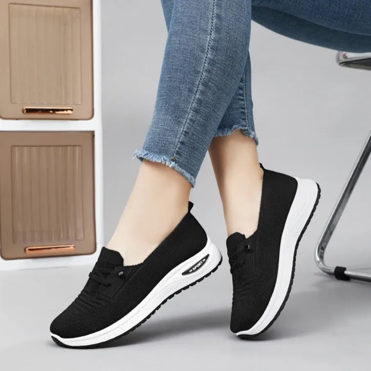 Women's Orthopedic Walking Laces Knit Shoes