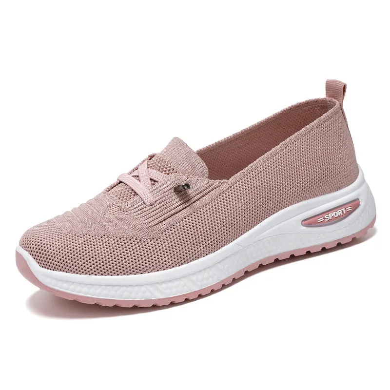 Women's Orthopedic Walking Laces Knit Shoes