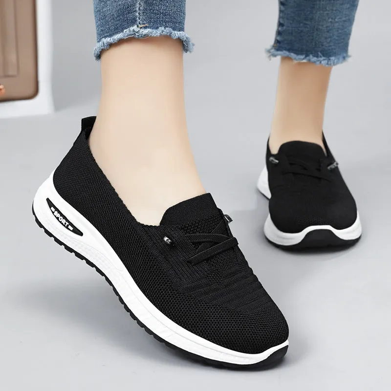 Women's Orthopedic Walking Laces Knit Shoes