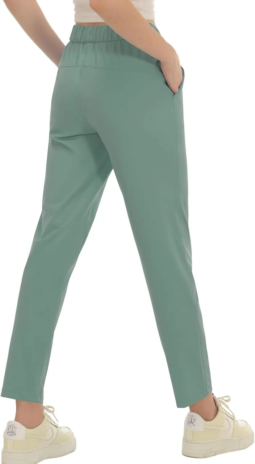 Womens Sweatpants Lightweight Joggers Pants Tapered Active Yoga Lounge Casual Pants with Pockets