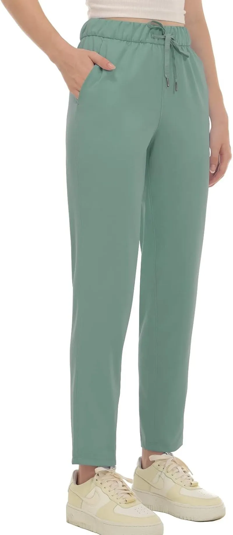 Womens Sweatpants Lightweight Joggers Pants Tapered Active Yoga Lounge Casual Pants with Pockets