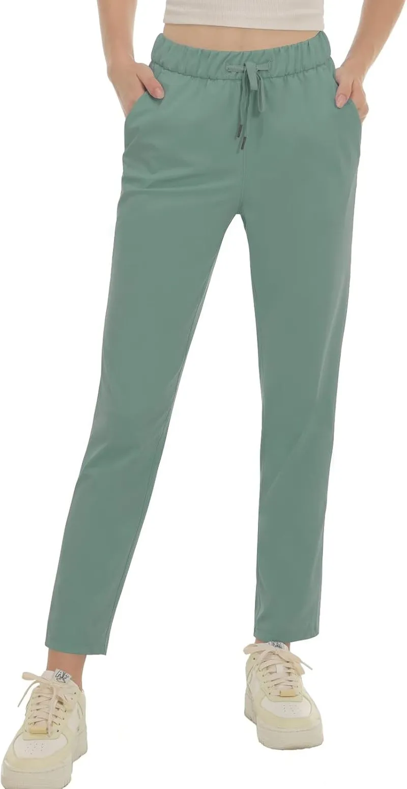 Womens Sweatpants Lightweight Joggers Pants Tapered Active Yoga Lounge Casual Pants with Pockets